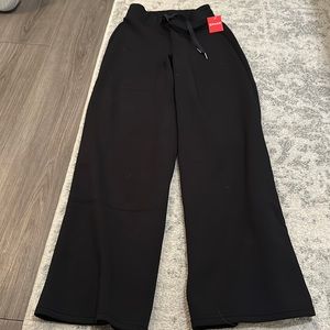 Spanx Air Essentials Wide Leg Pant black NWT size XS